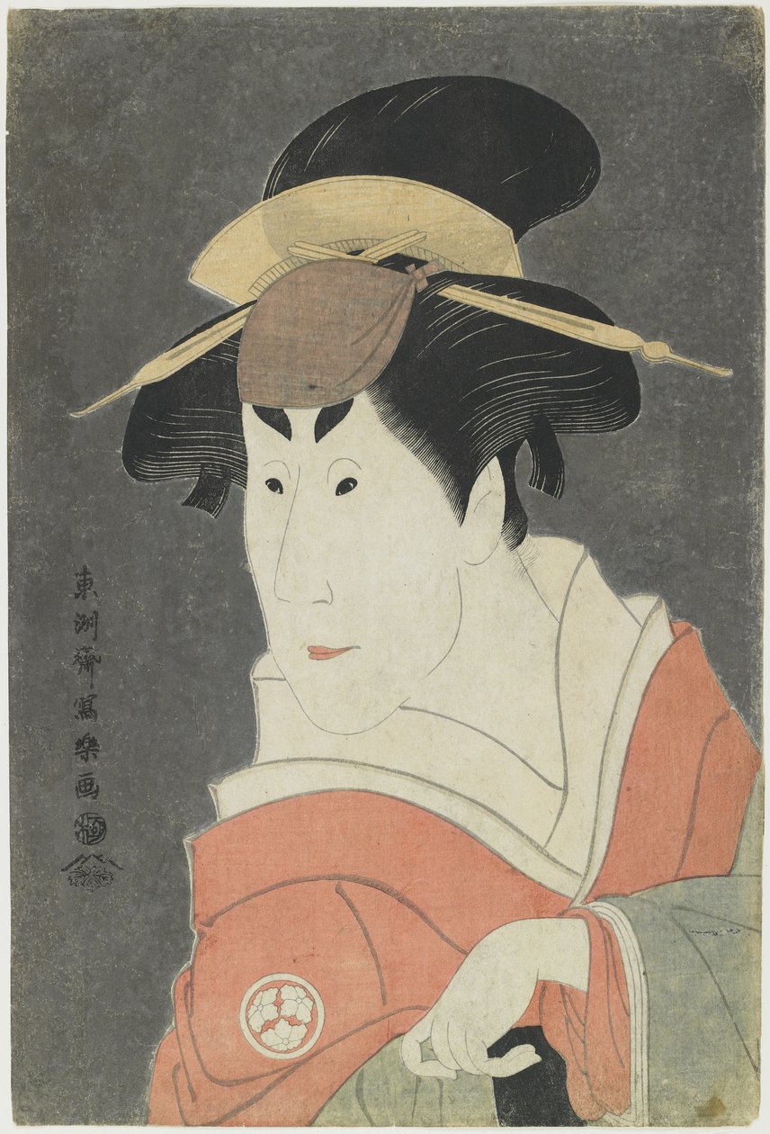 Osagawa Tsuneyo II in a Female Role, 1794 av Toshusai Sharaku
