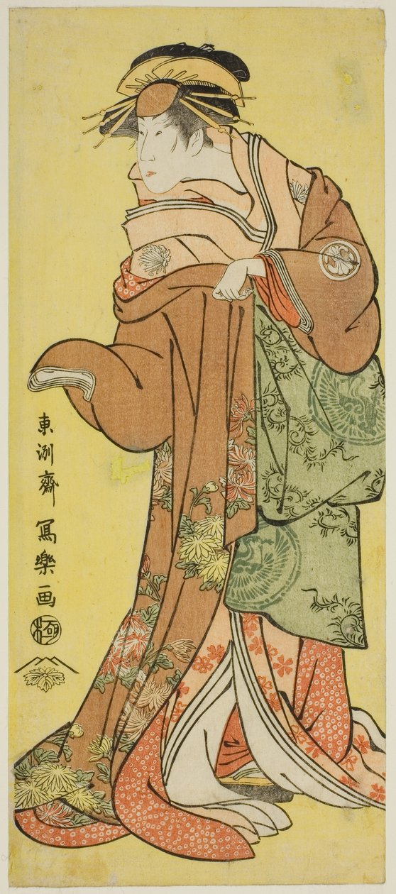 Segawa Kiku no Onna av Toshusai Sharaku