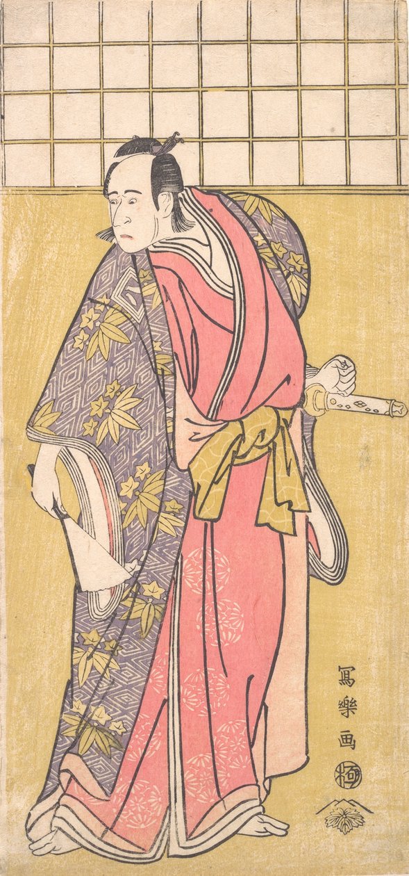 Skuespilleren Ichikawa Yaozo III, ca. 1794. av Toshusai Sharaku