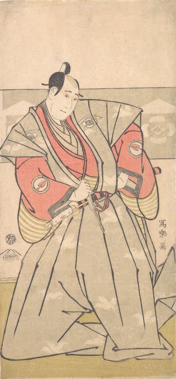 Skuespilleren Sawamura Sojuro III, 1794-9 av Toshusai Sharaku