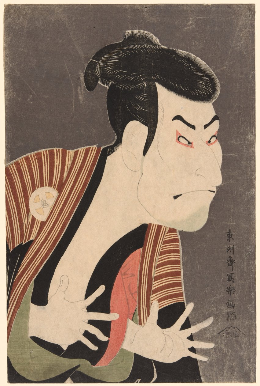 Skuespilleren Otani Onyxis III lot Edopei av Toshusai Sharaku