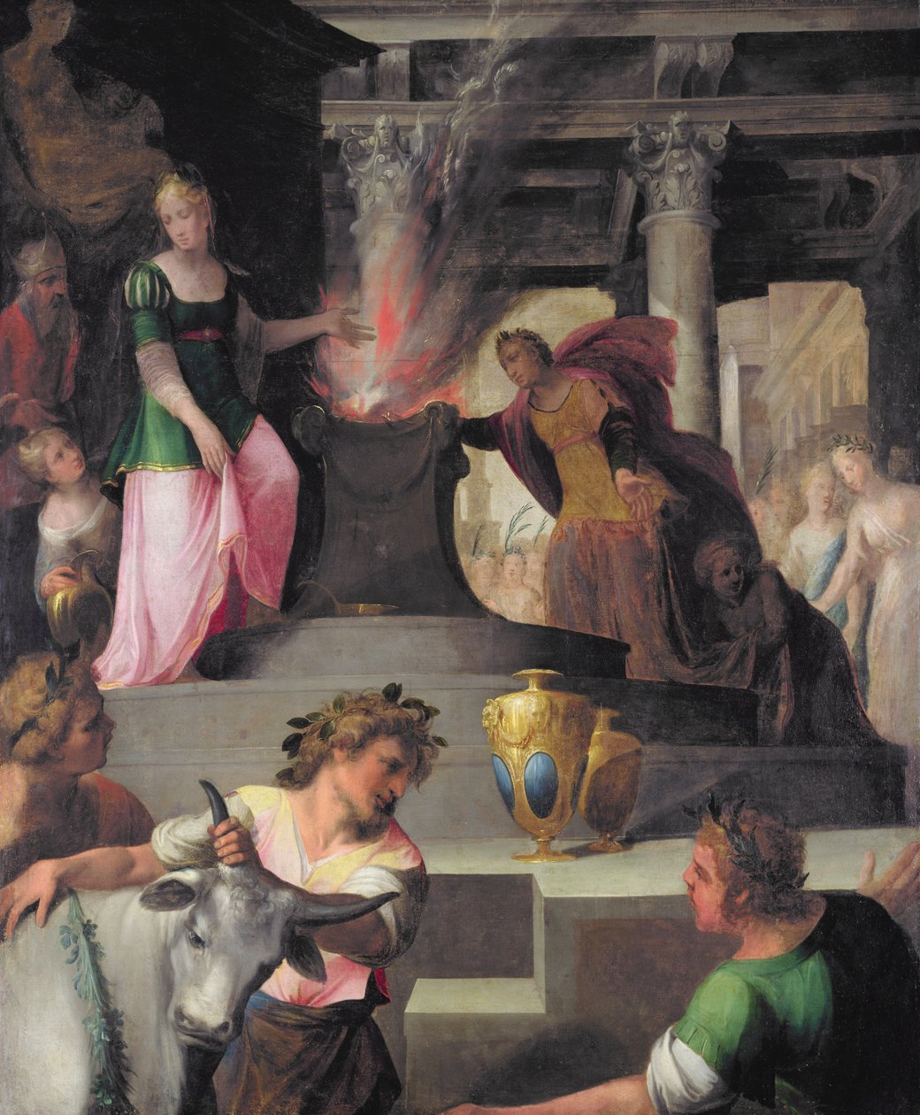 Hyante og Climene ofrer Venus, fra 