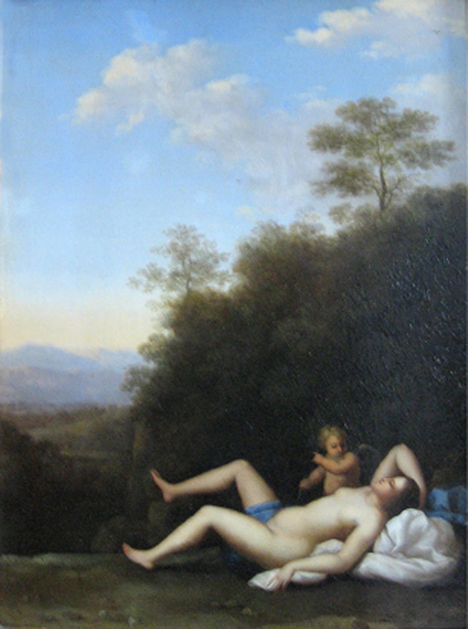 Sovende nymfe av Toussaint Gelton