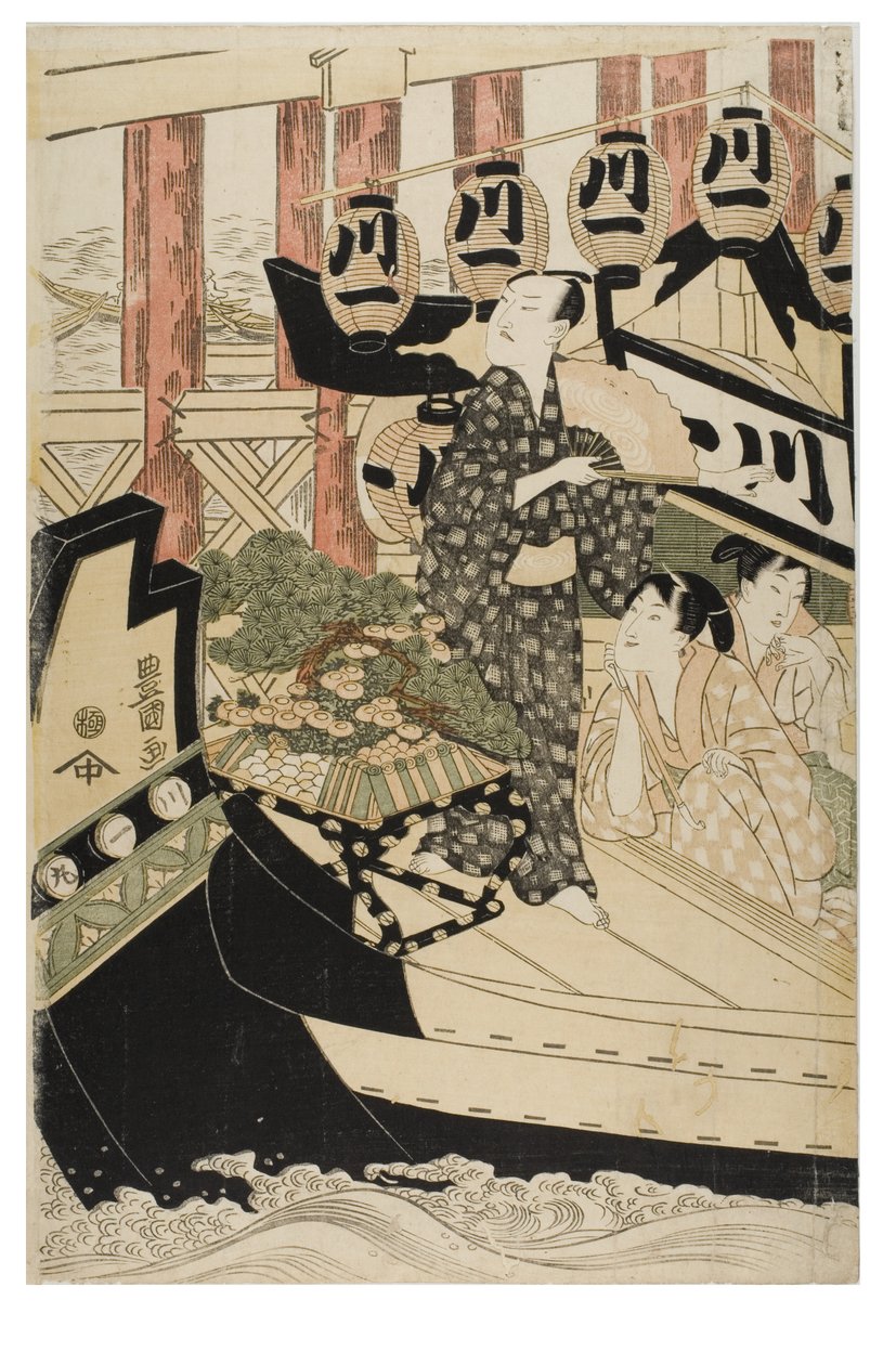 Skuespillere i de tolv månedene av Toyokuni Utagawa