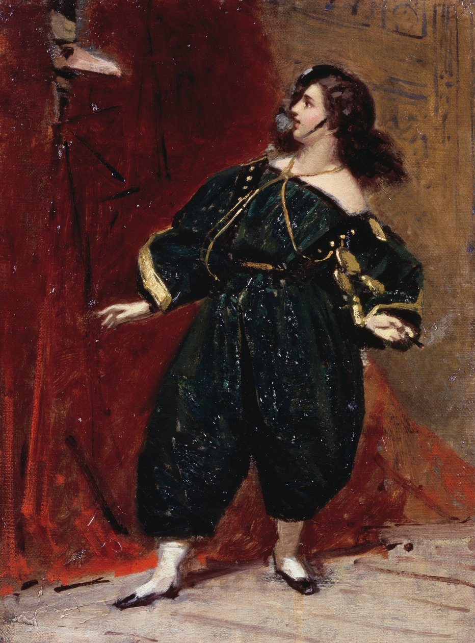 Mask of the Bersagliere, av Tranquillo Cremona (1837-1878) av Tranquillo Cremona