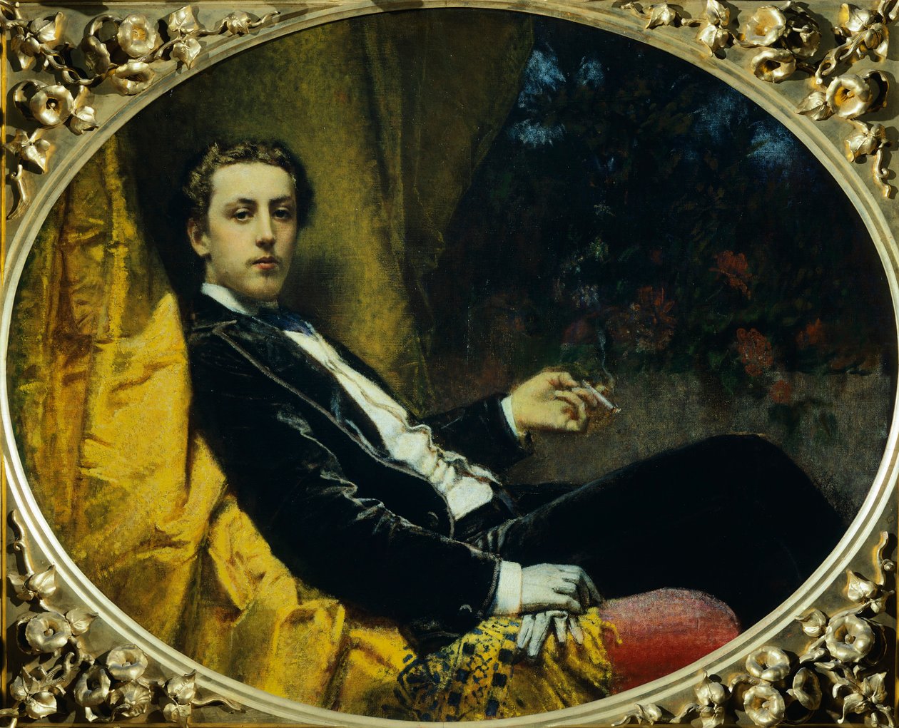 Portrett av Nicola Massa, av Tranquillo Cremona (1837-1878), olje på lerret, 92x114 cm av Tranquillo Cremona