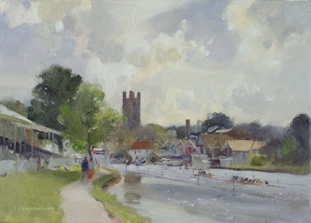 Forbereder til Henley Regatta, 1994 av Trevor Chamberlain