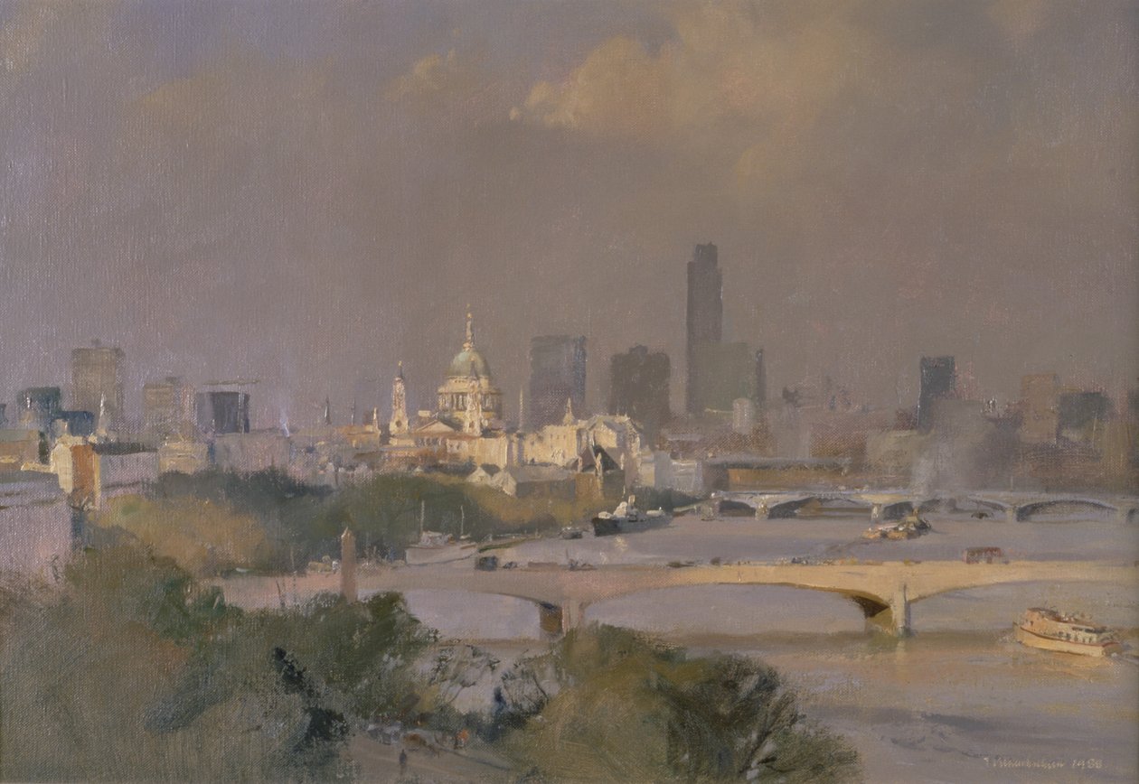 Sultry Afternoon i august, Kings Reach, 1988 av Trevor Chamberlain