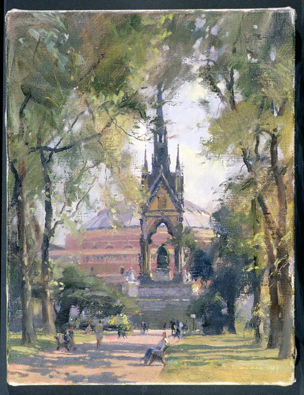 Sommer, Albert Memorial, 1989 av Trevor Chamberlain