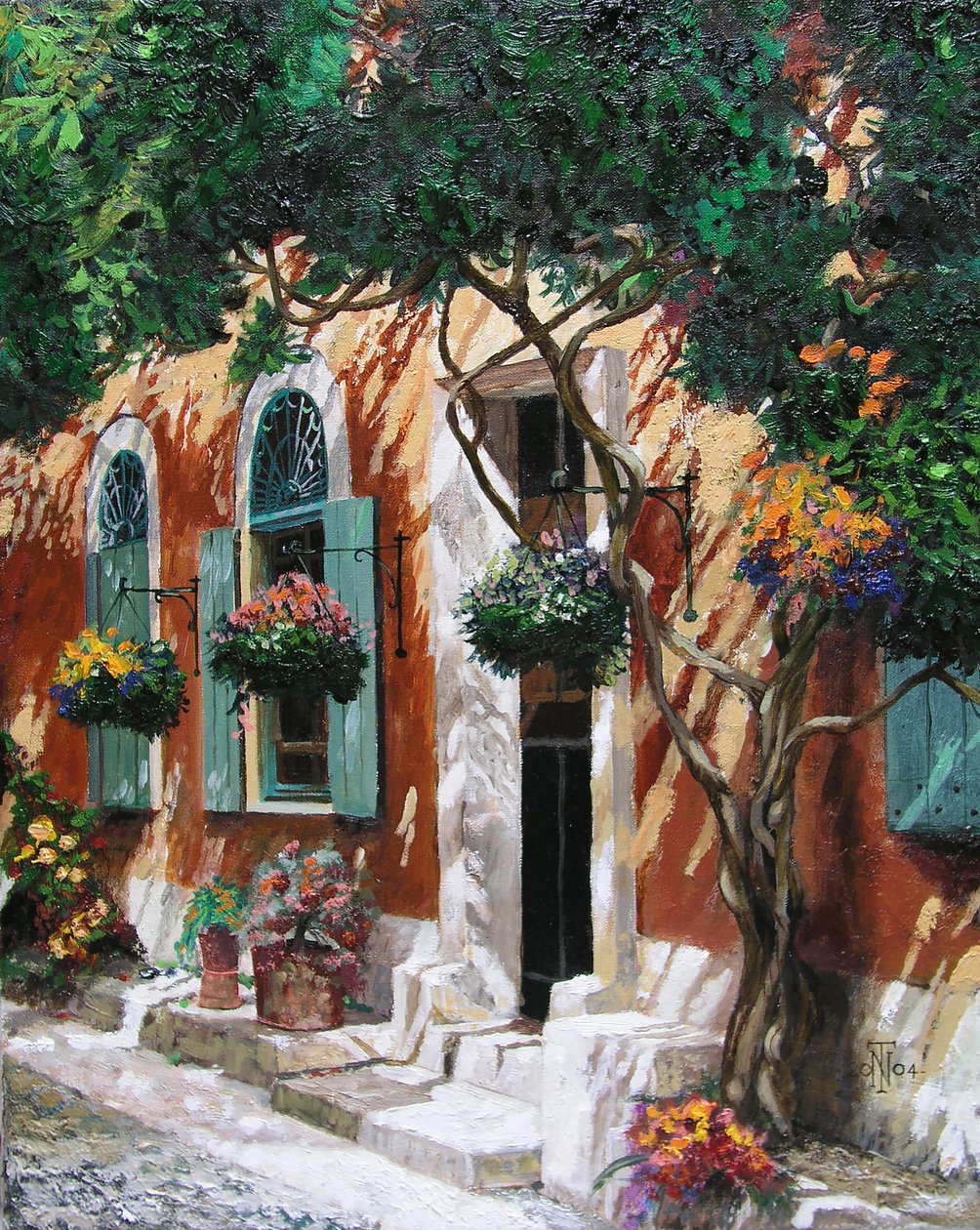 Dører og vinduer, Pietrasanta, Toscana, 2000 av Trevor Neal