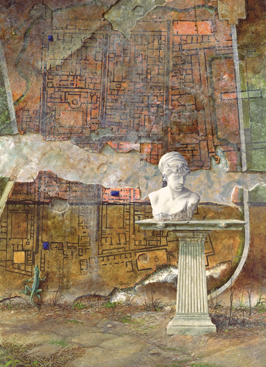 Herculaneum stedsplan, 1994 av Trevor Neal