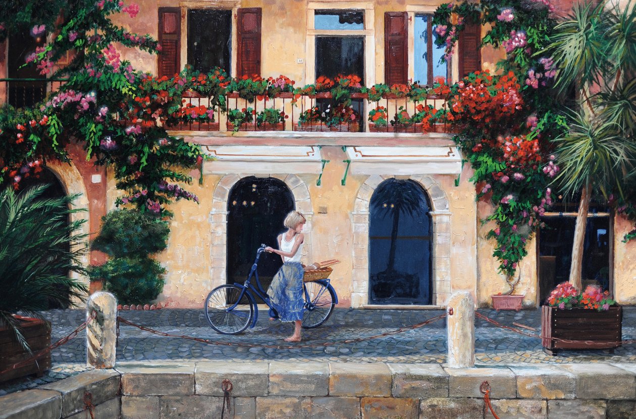 Limone, Gardasjøen, Italia, 2003 av Trevor Neal