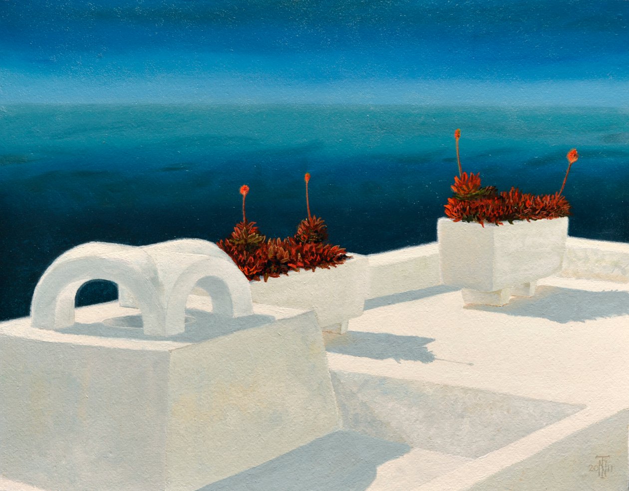 Santorini 5, 2010 av Trevor Neal