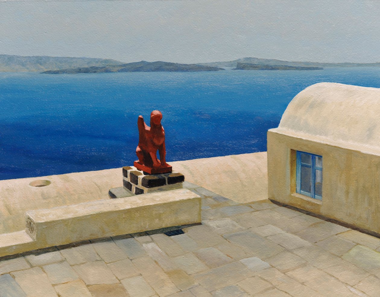 Santorini 6 av Trevor Neal