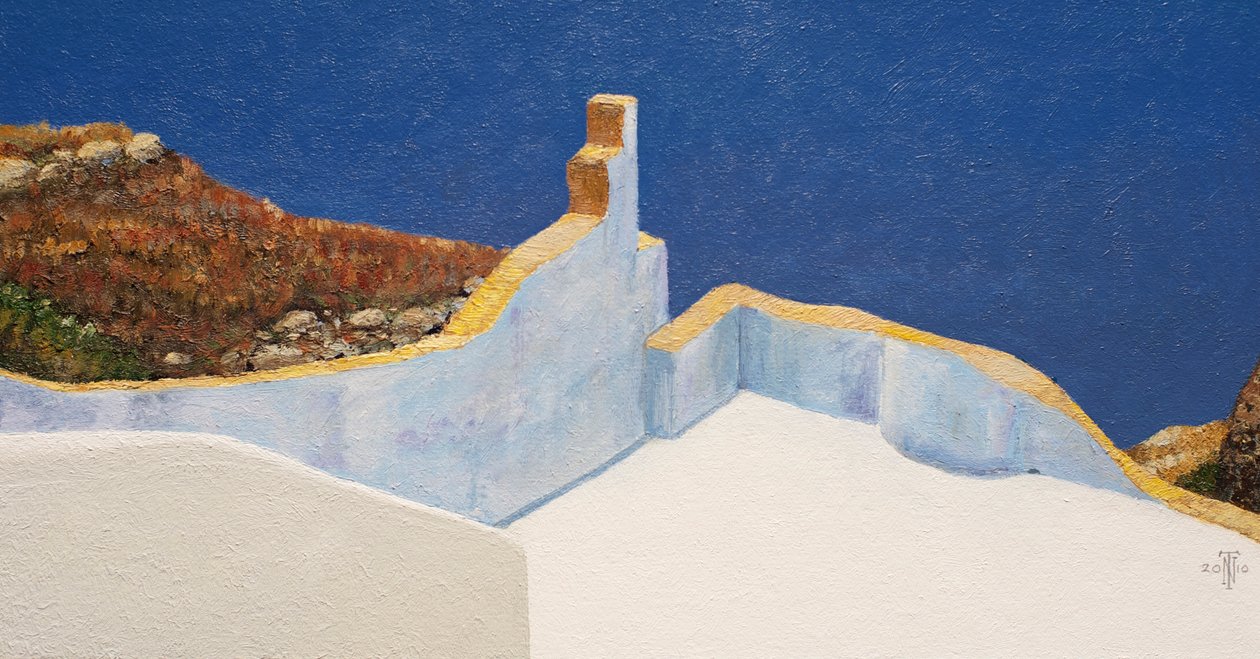 Santorini I, 2010 av Trevor Neal
