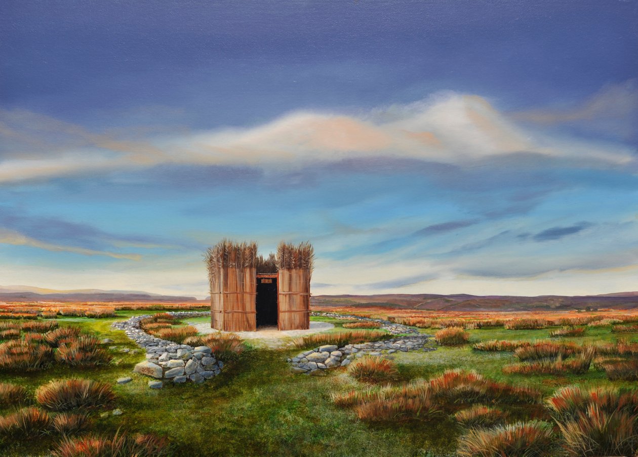Beduinhytte i Derbyshire, 2012 av Trevor Neal