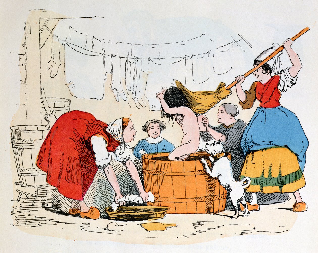 The Compulsory Bath, illustrasjon for 
