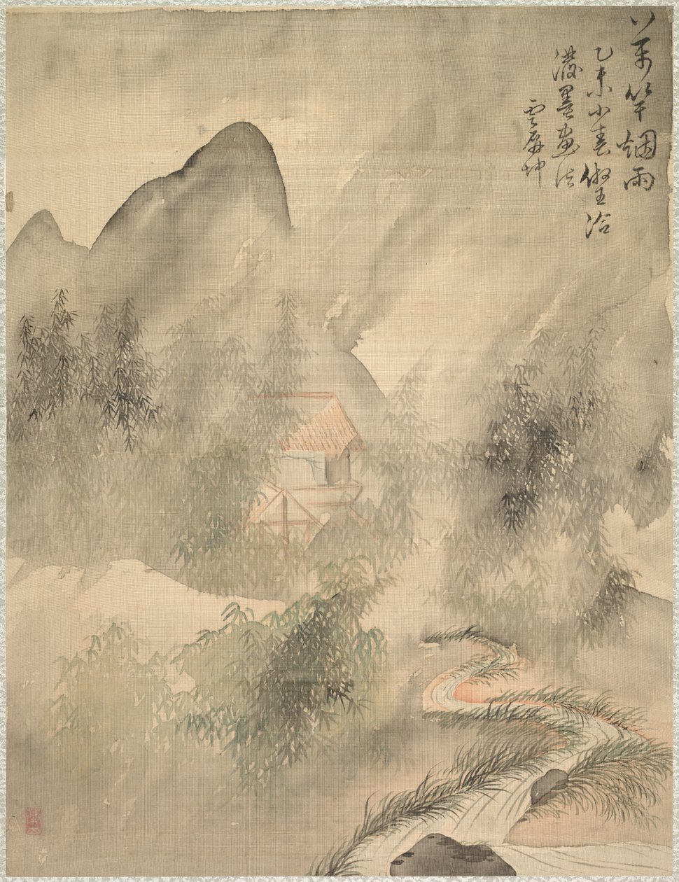 Ti tusen bambus i tåke og regn av Tsubaki Chinzan