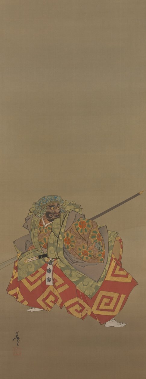 Neblige Nachtmond aus der Serie Zwölf Aspekte des Mondes av Tsukioka Yoshitoshi