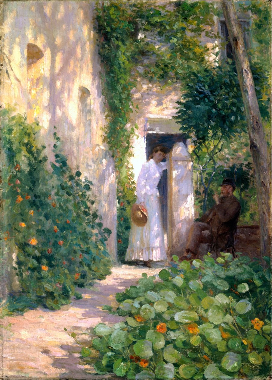 Nasturtiums, ca. 1903 av Tudor St George Tucker