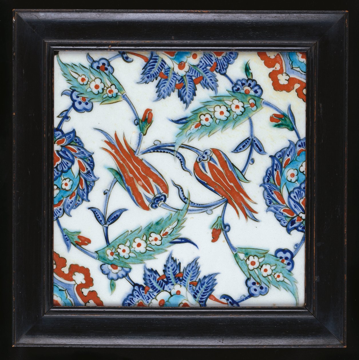 En Iznik-keramikkflis, ca. 1580 av Turkish School