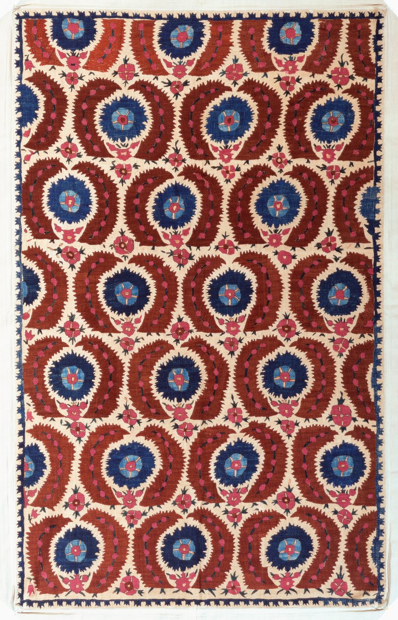 Et brodert lindeksel, ottomansk, sent på 1600- og begynnelsen av 1700-tallet av Turkish School
