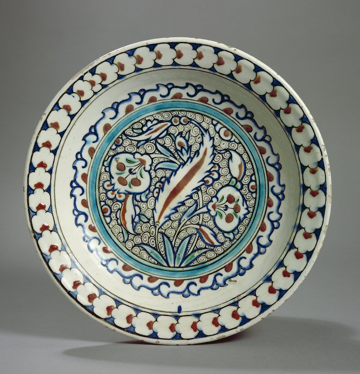 Steinpastaplate, Iznik, Tyrkia (keramikk) av Turkish School