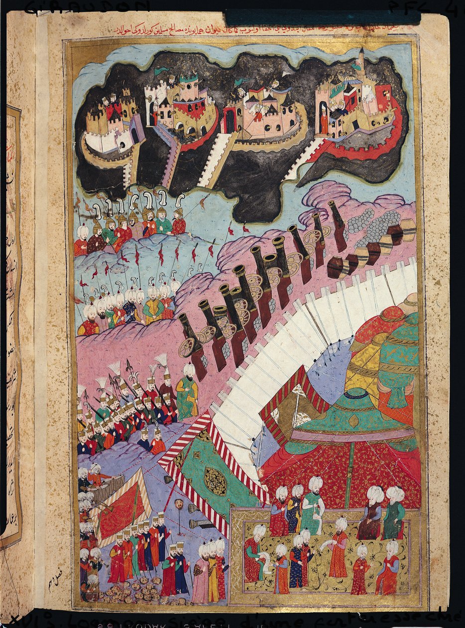 TSM H.1524 The Forces of Suleyman the Magnificent (1484-1566) Beleiring av en kristen festning, fra 