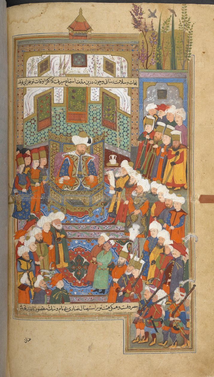 Timur evony før Bayezid I av Turkish School
