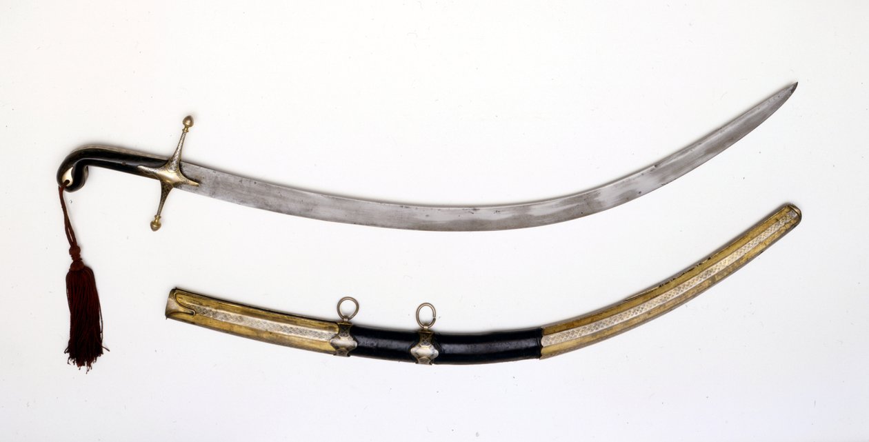 tyrkisk simeter. 1800-tallet. av Turkish School