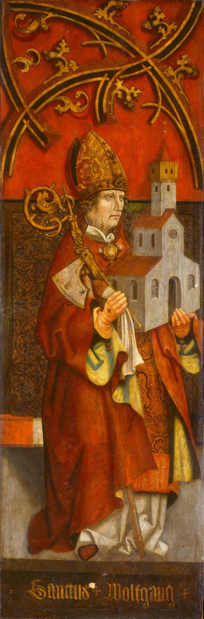 Saint Wolfgang av Tyrolean 16th Century