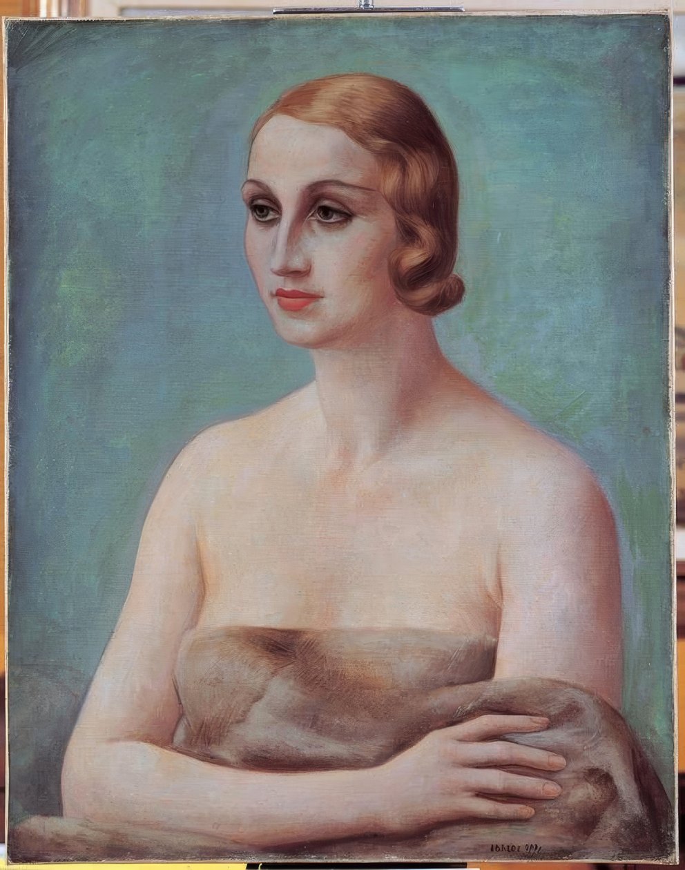 Figur (Mrs Ducrey) av Ubaldo Oppi