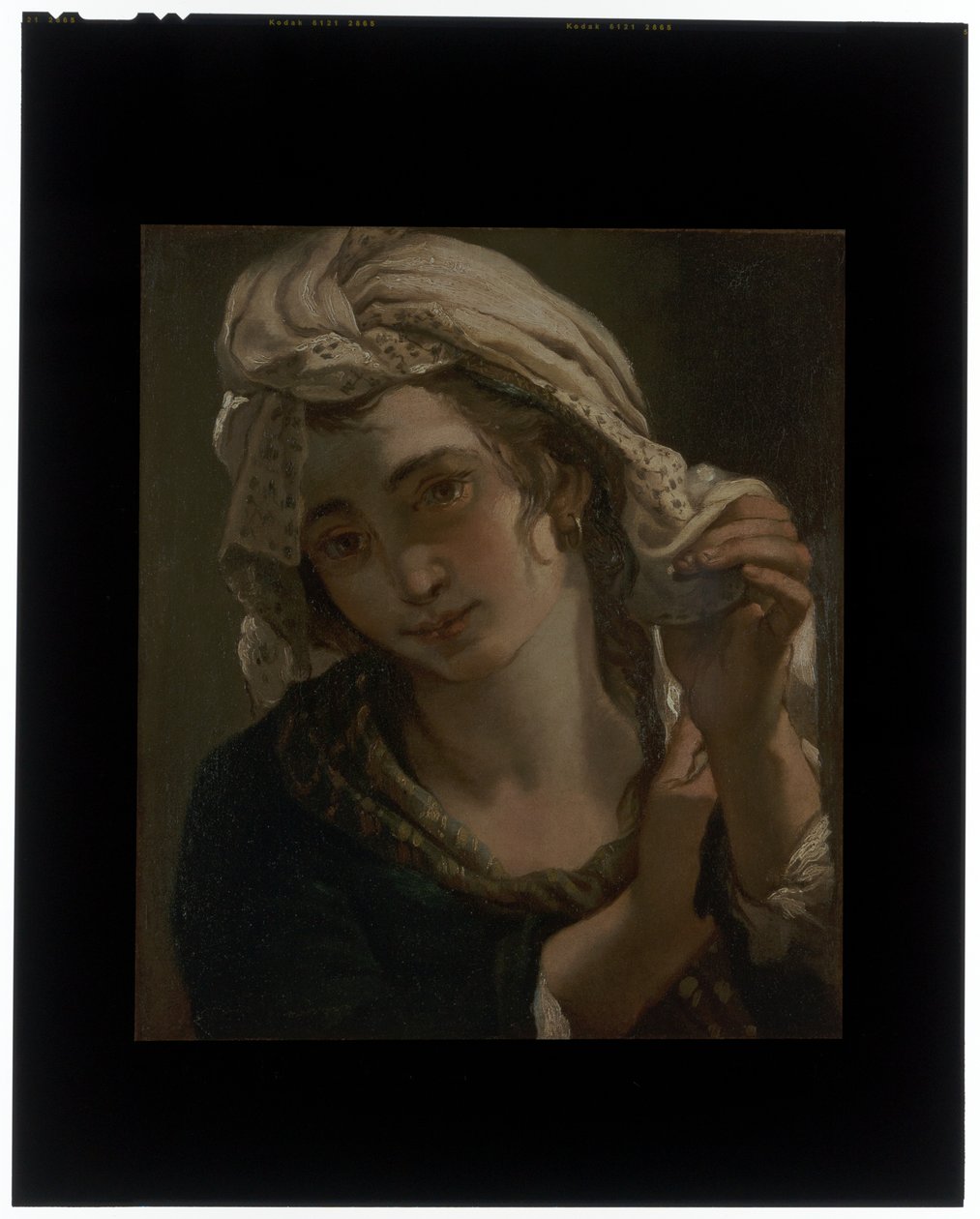 Portrett av Rosa Spisani, kunstnerens kone av Ubaldo Gandolfi