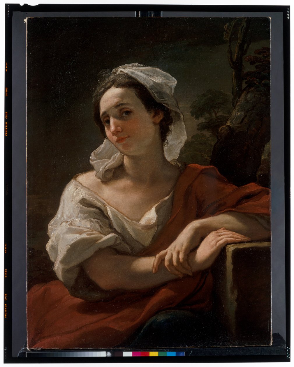 Portrett av Rosa Spisani, kunstnerens kone av Ubaldo Gandolfi