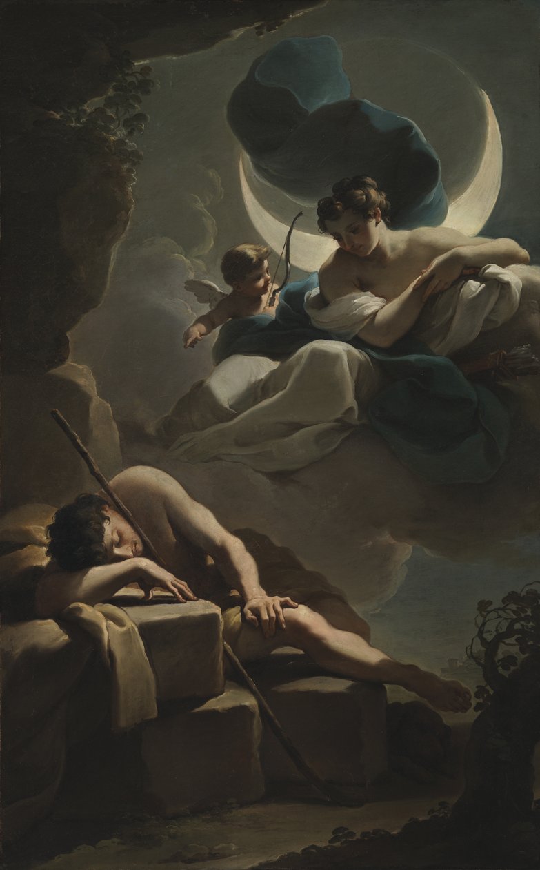 Selene og Endymion av Ubaldo Gandolfi