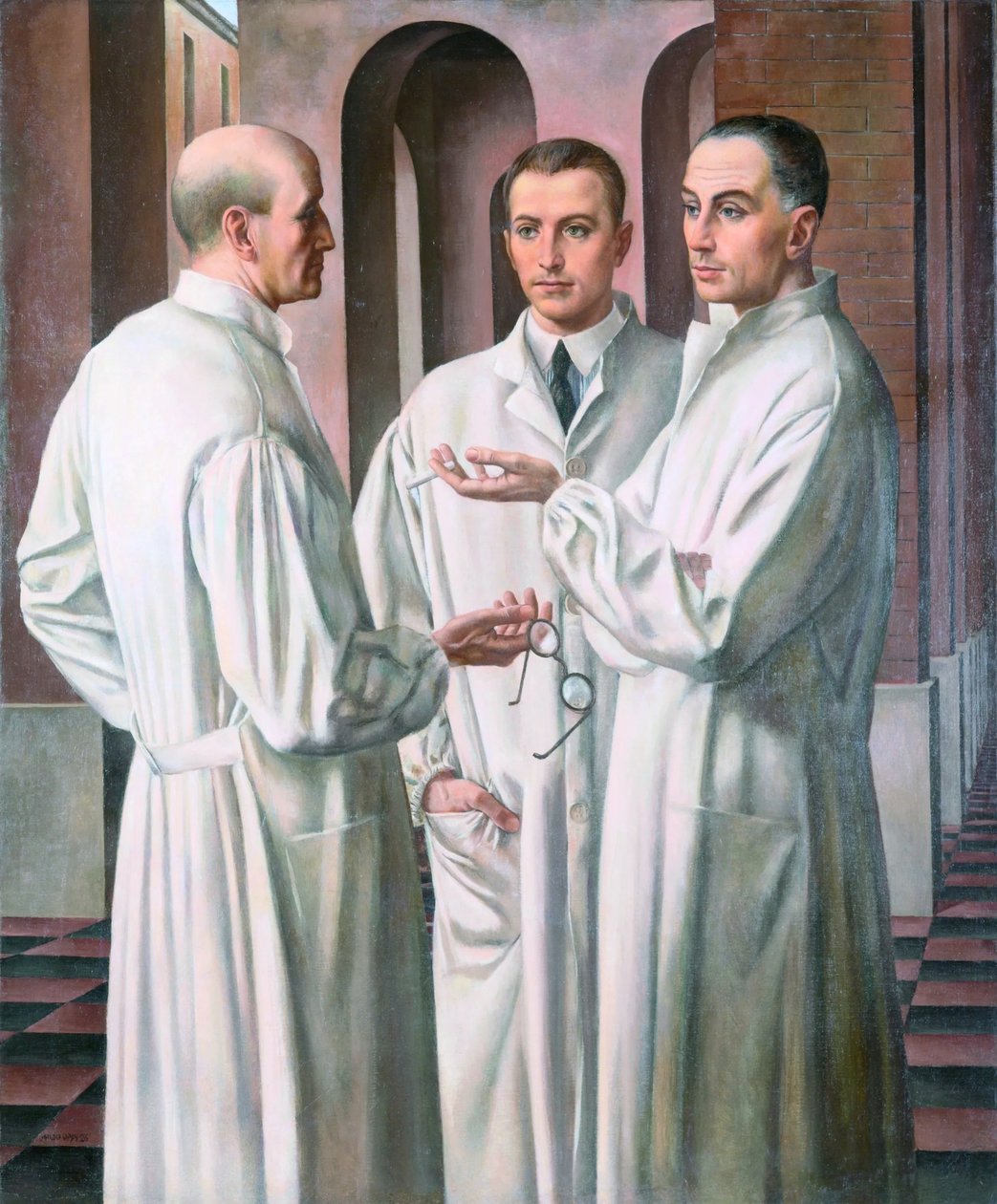 Kirurgene, 1926. av Ubaldo Oppi