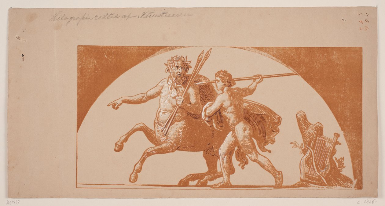 Chiron og Achilles av Ubekendt