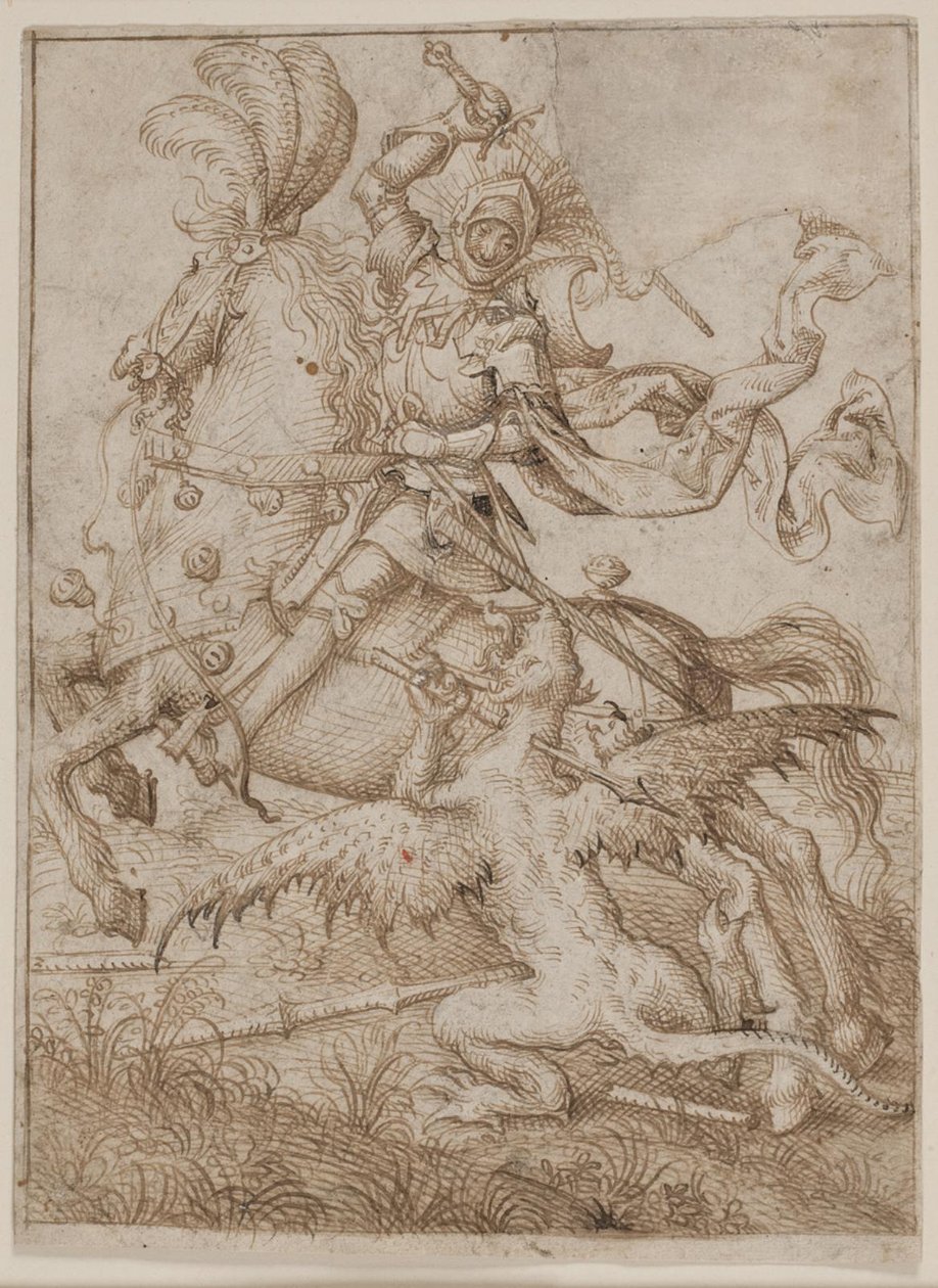 Saint George dreper dragen av Ubekendt