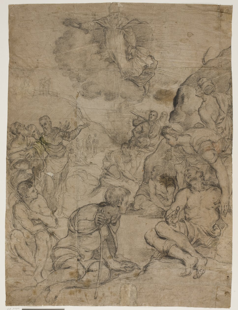 St Augustine helbreder de lammede, etter Tintorettos maleri i Museo Civico, Vicenza av Ubekendt Ubekendt