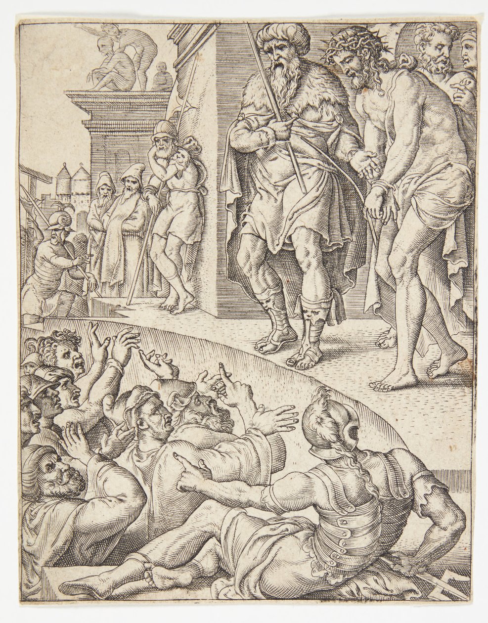 Se mannen av Ubekendt efter Dirck Volckertsz. Coornhert efter Maarten van Heemskerck