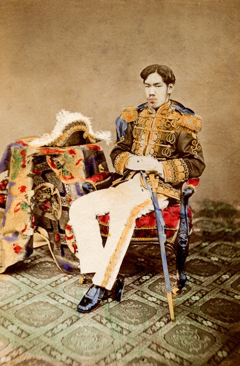 Mutsuhito, keiser av Japan, 1873 1882 av Uchida Kyuichi