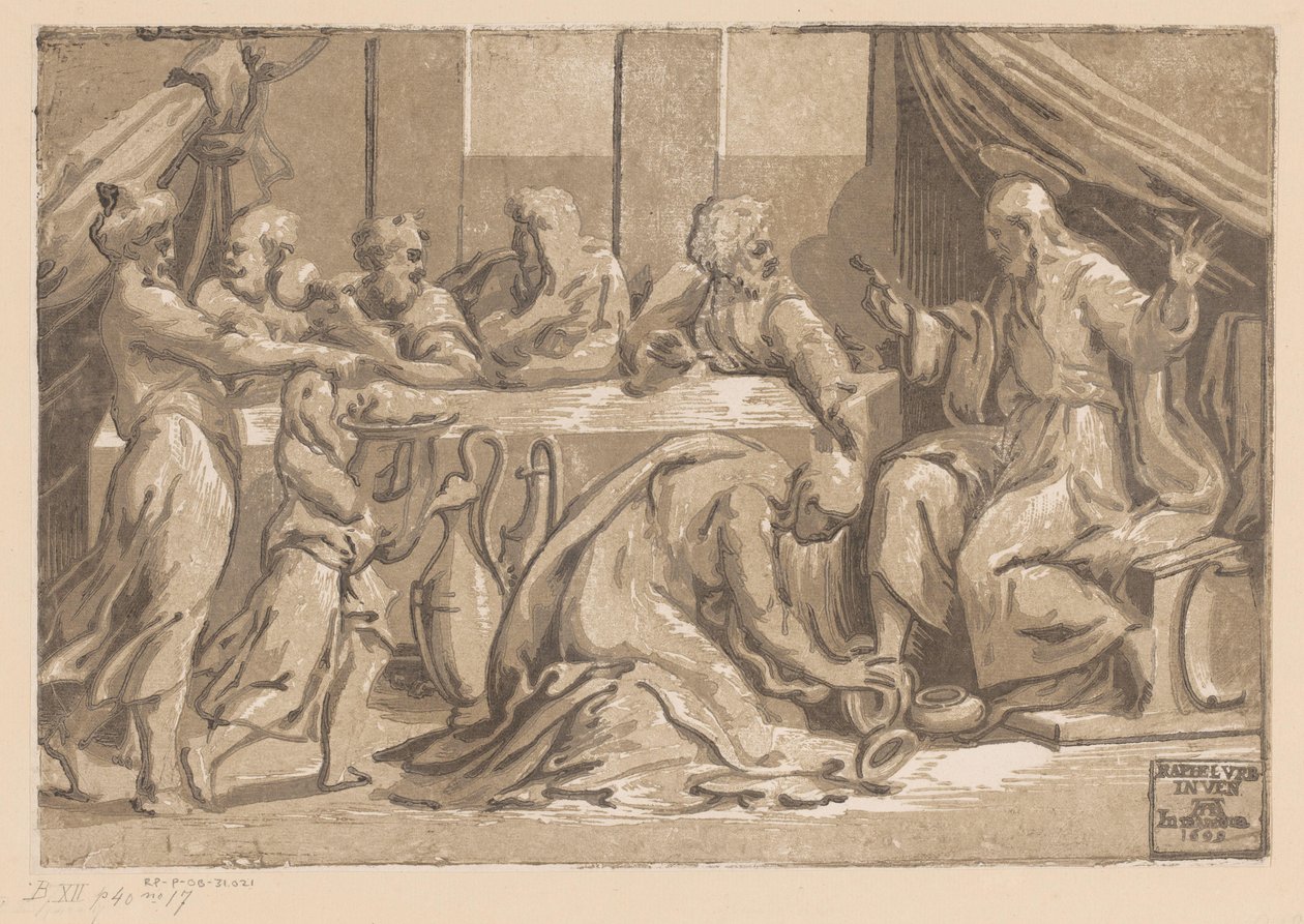 Kristus salvet av Maria Magdalena av Ugo da Carpi