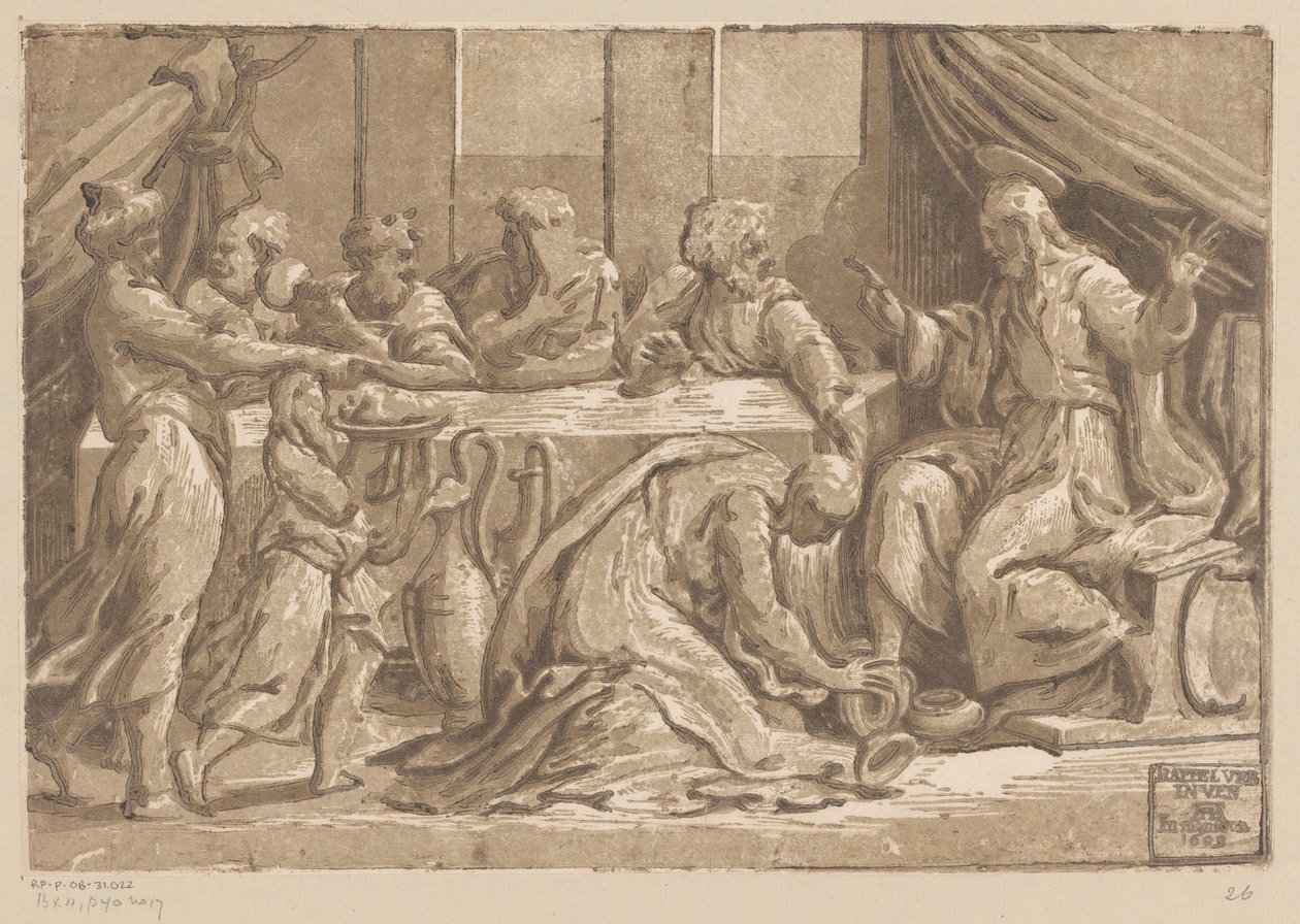 Kristus salvet av Maria Magdalena av Ugo da Carpi