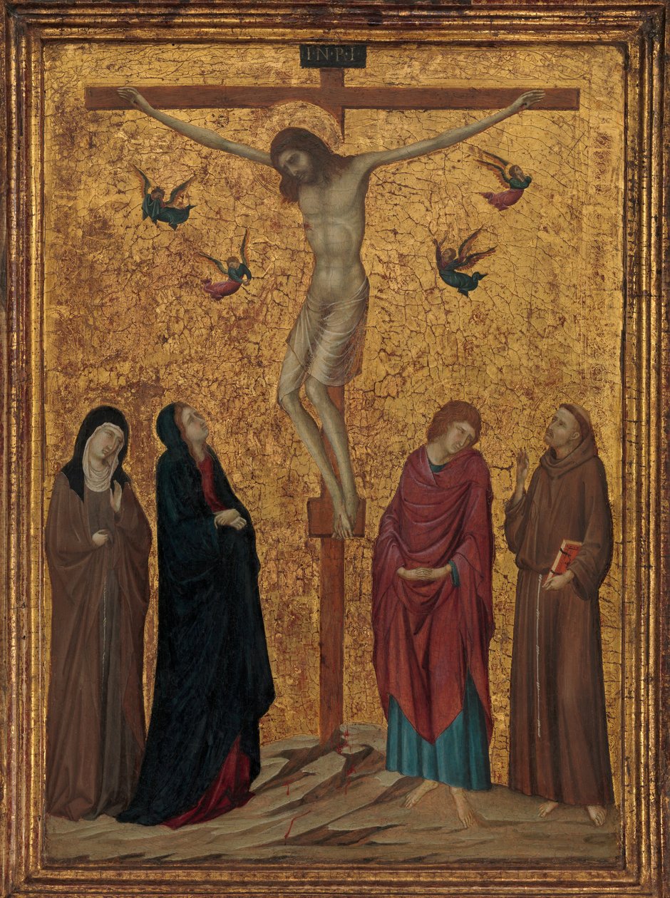Korsfestelsen, ca. 1315-20. av Ugolino da Siena