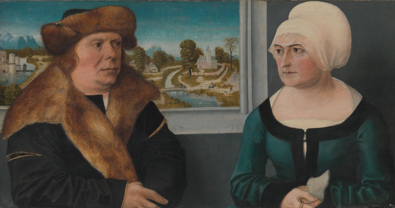 Portrett av en mann og hans kone, 1512 av Ulrich the Elder Apt