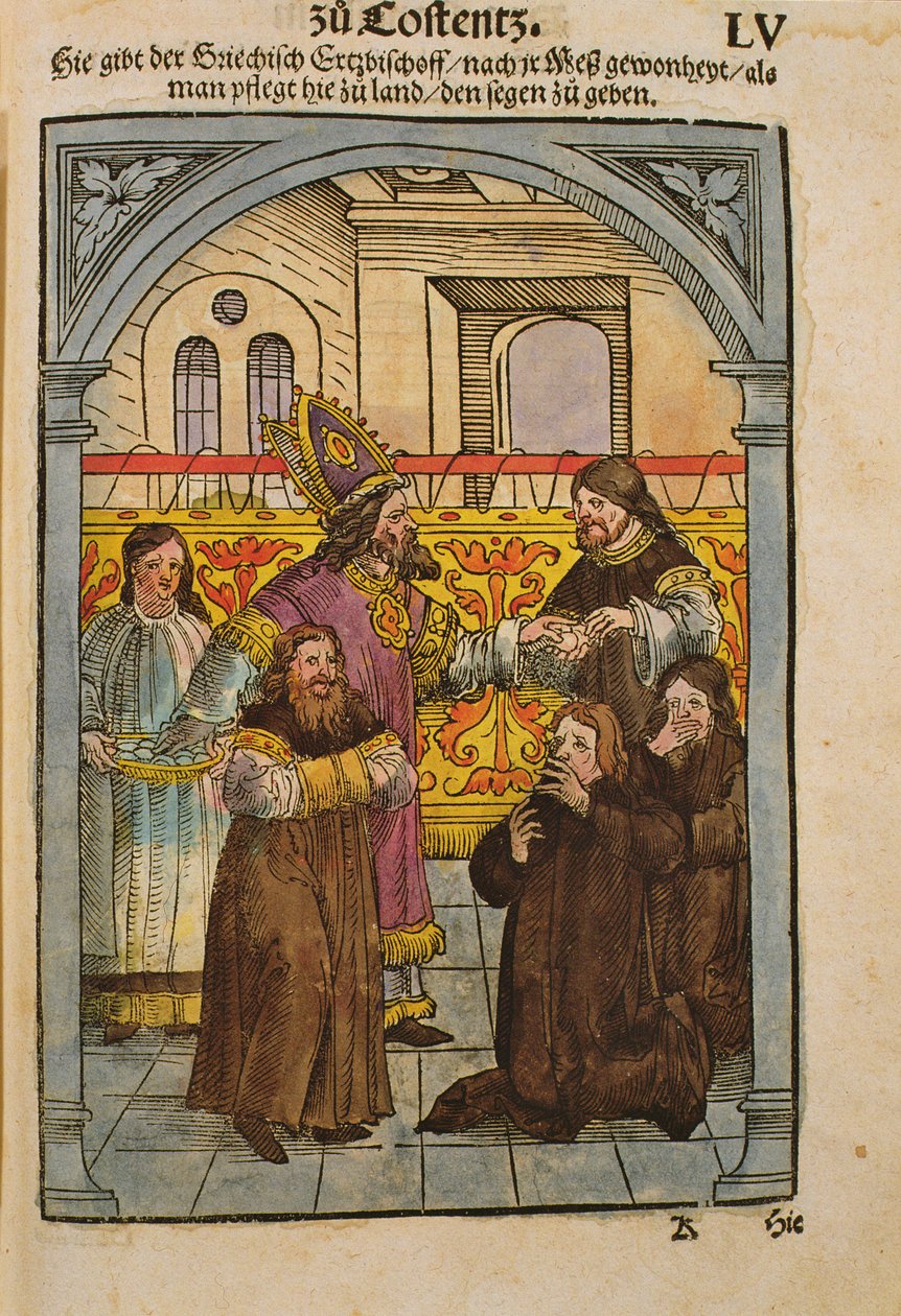 En scene fra Constance of Constance, fra 