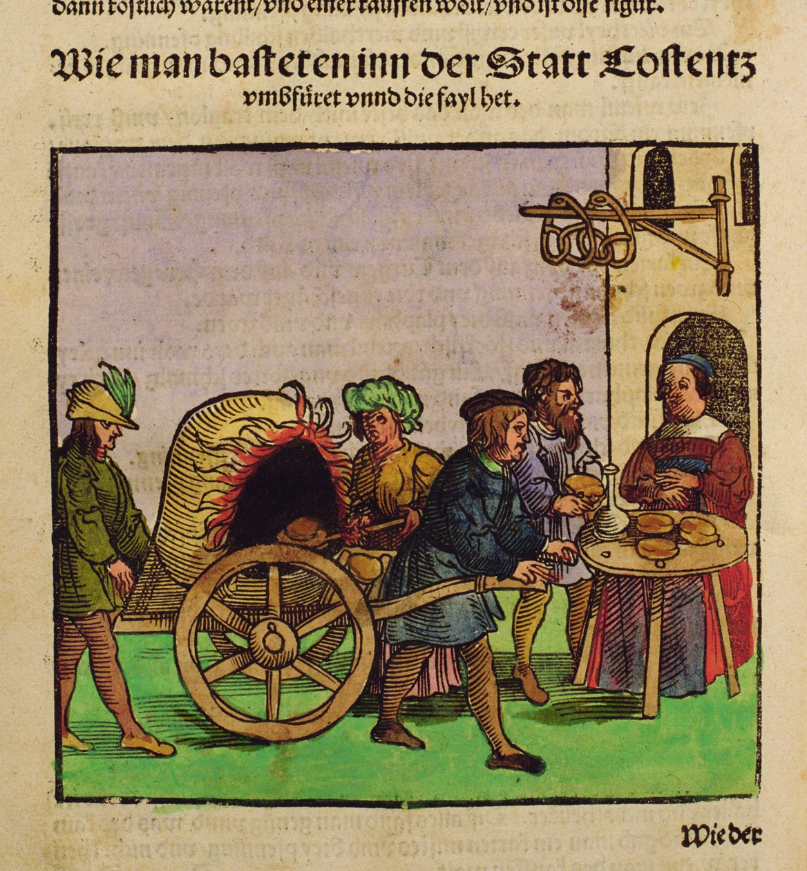 Hvordan de lagde brød på Constance of Constance, fra 