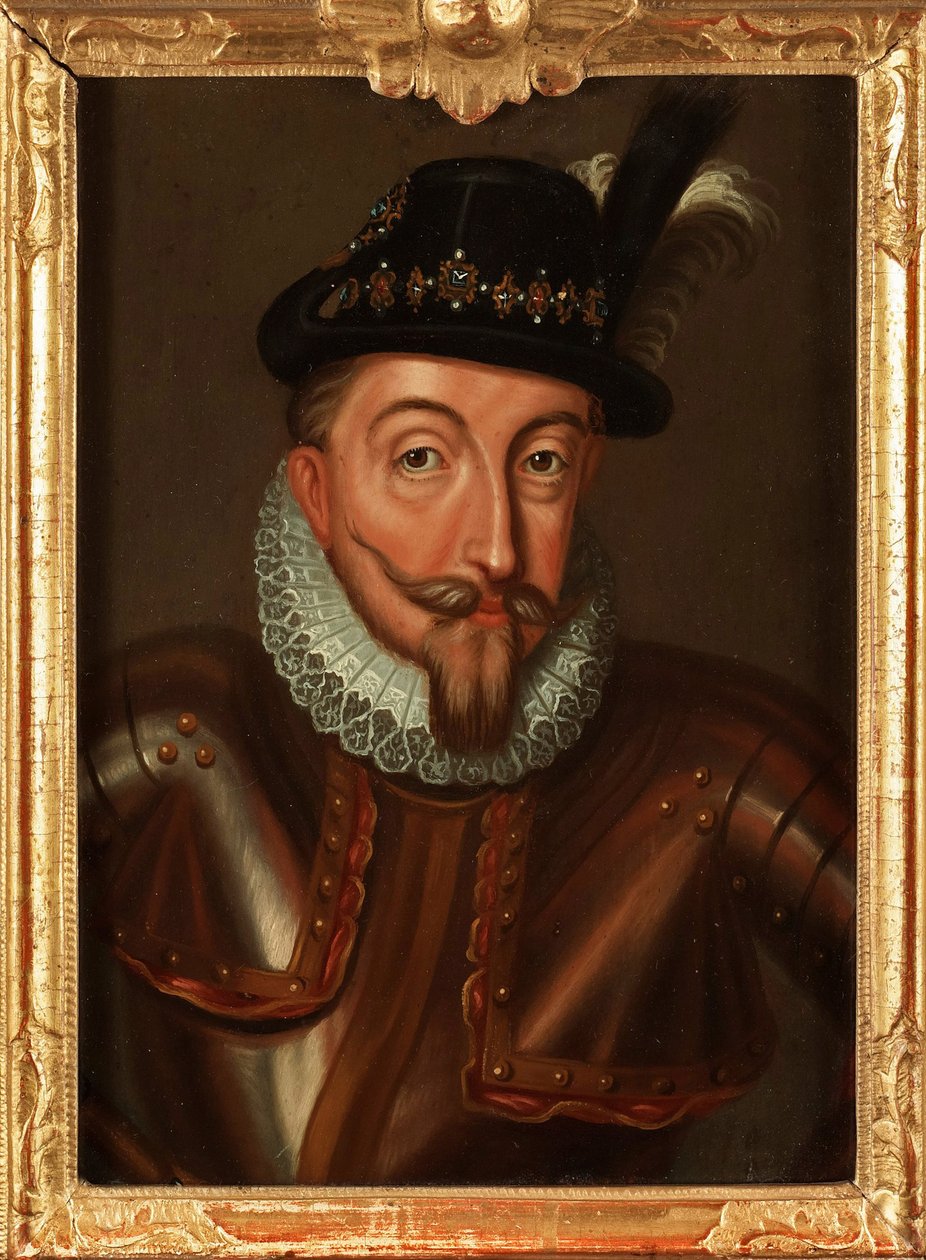 Portrett av Sigismund III Vasa (1566-1632) Konge av Polen (1587-1632) og Sverige (1592-1599) - Portrett av Sigismund III Vasa, konge av Polen (1566-1632) av Pasch, Ulrika Fredrika (1735-1796) ), - Olje på tre, 21,5x15,5 - Privat samling av Ulrika Fredrika Pasch