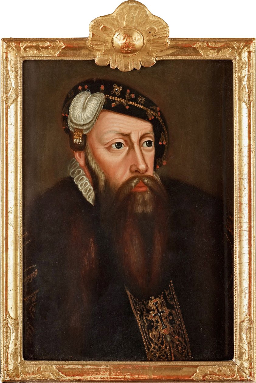 Portrett av kong Gustav I av Sverige av Ulrika Fredrika Pasch