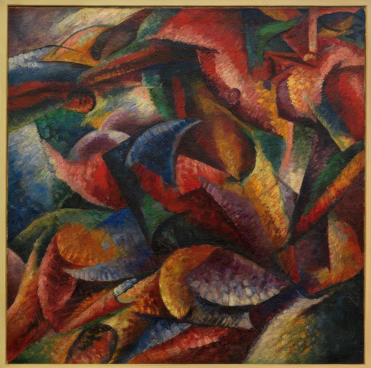Dynamikken til en menneskekropp av Umberto Boccioni